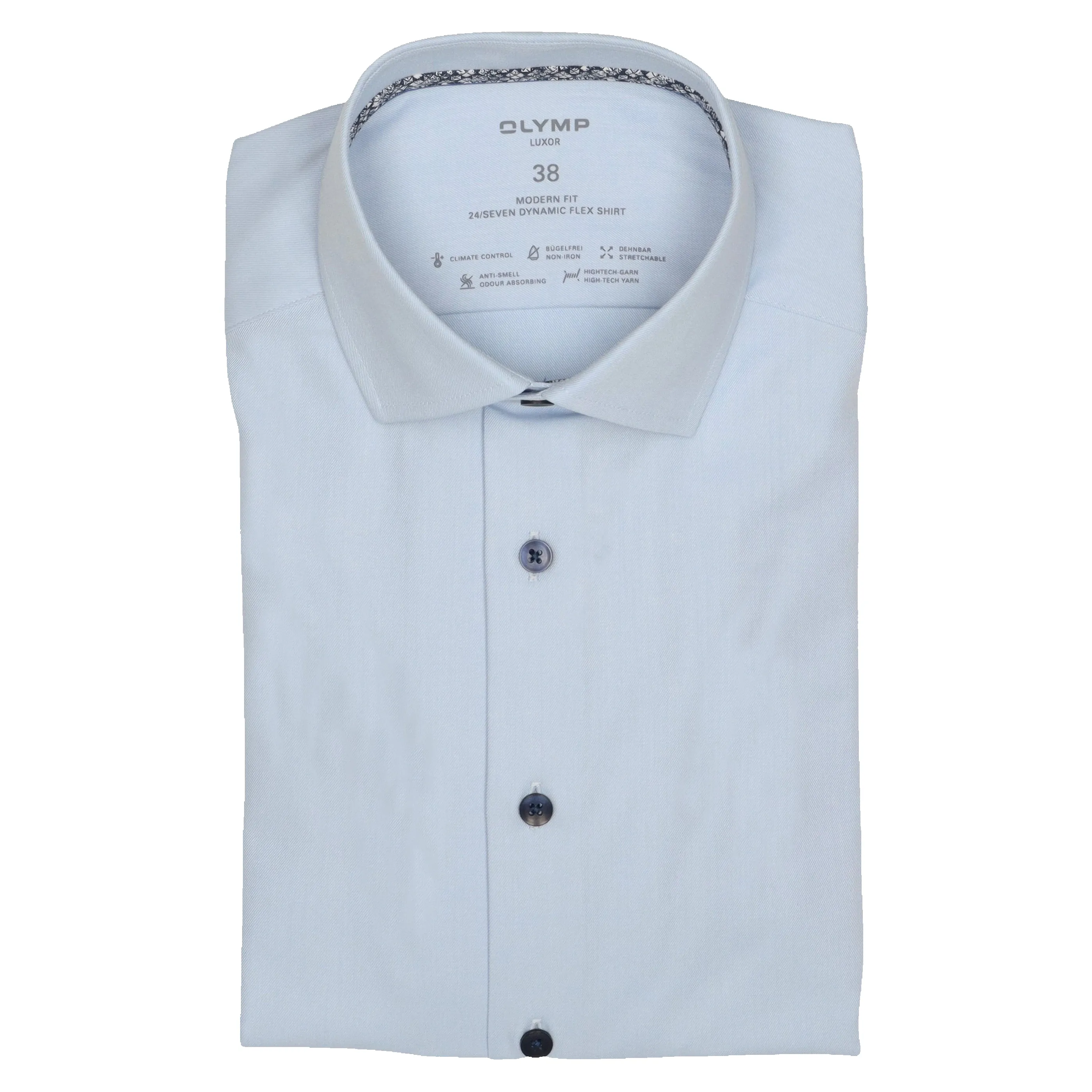 Olymp Luxor Modern Fit Flex Long Sleeve Shirt sold by Coes