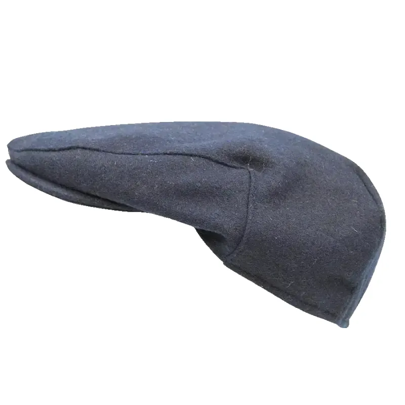 Failsworth Melton Flat Cap in Navy made by Coes