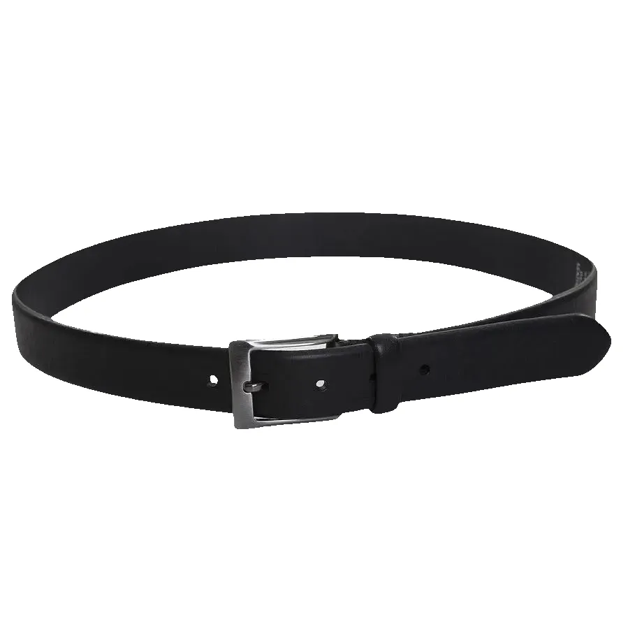 Ibex 32mm Rolled Edge Full Grain Belt In Black sold by Coes