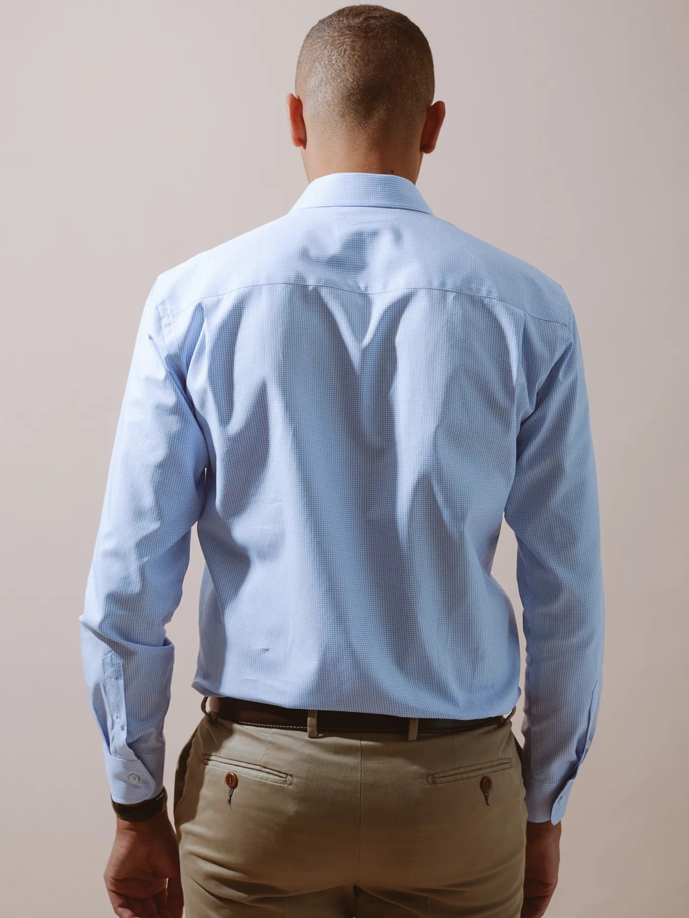 William David Long Sleeve Checked Formal Shirt With Trim sold by Coes product image thumbnail 4