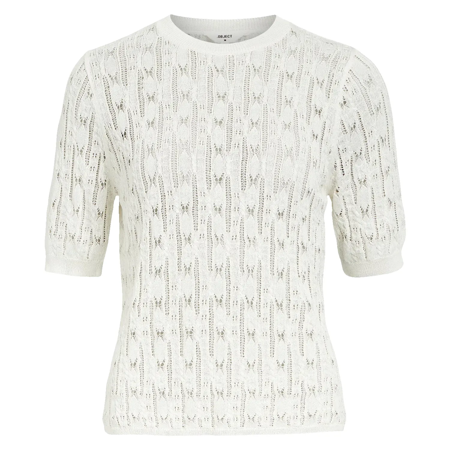 Object Pippa Short Sleeve O-Neck Knit Pullover sold by Coes