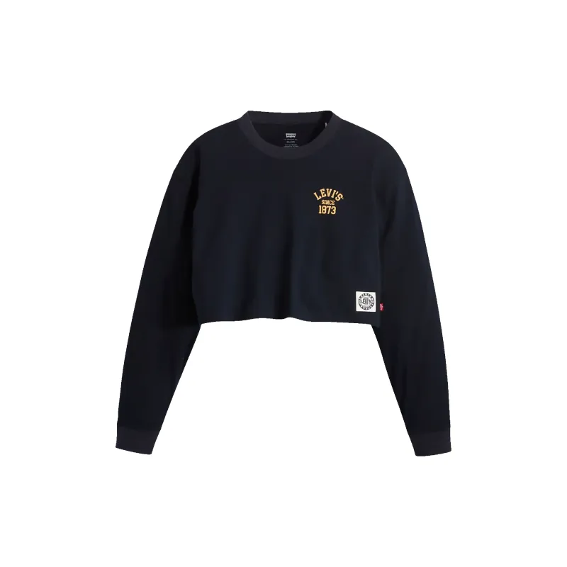 Levi's GR Crop Football Long Sleeve T-Shirt sold by Coes