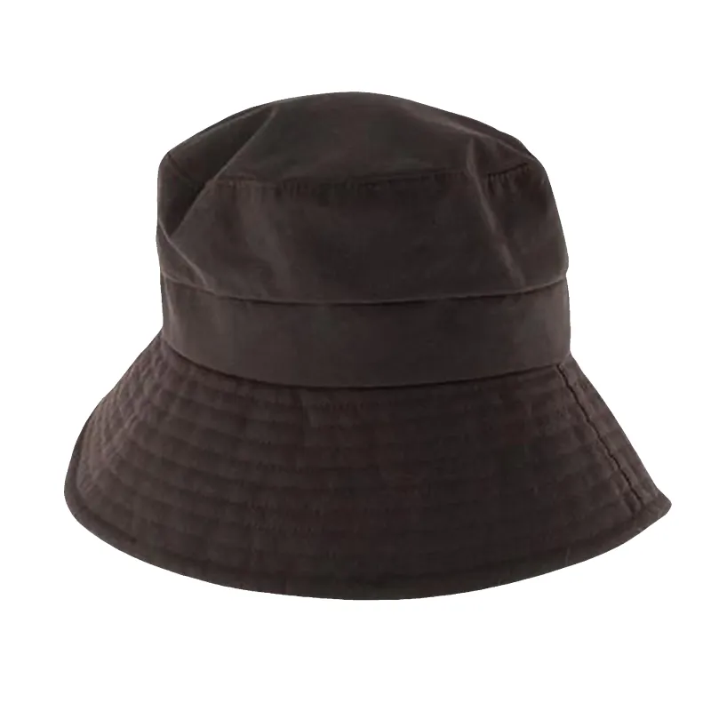 Dents Waxed Cotton Hat with Abraham Moon Underside made by Dents Gloves