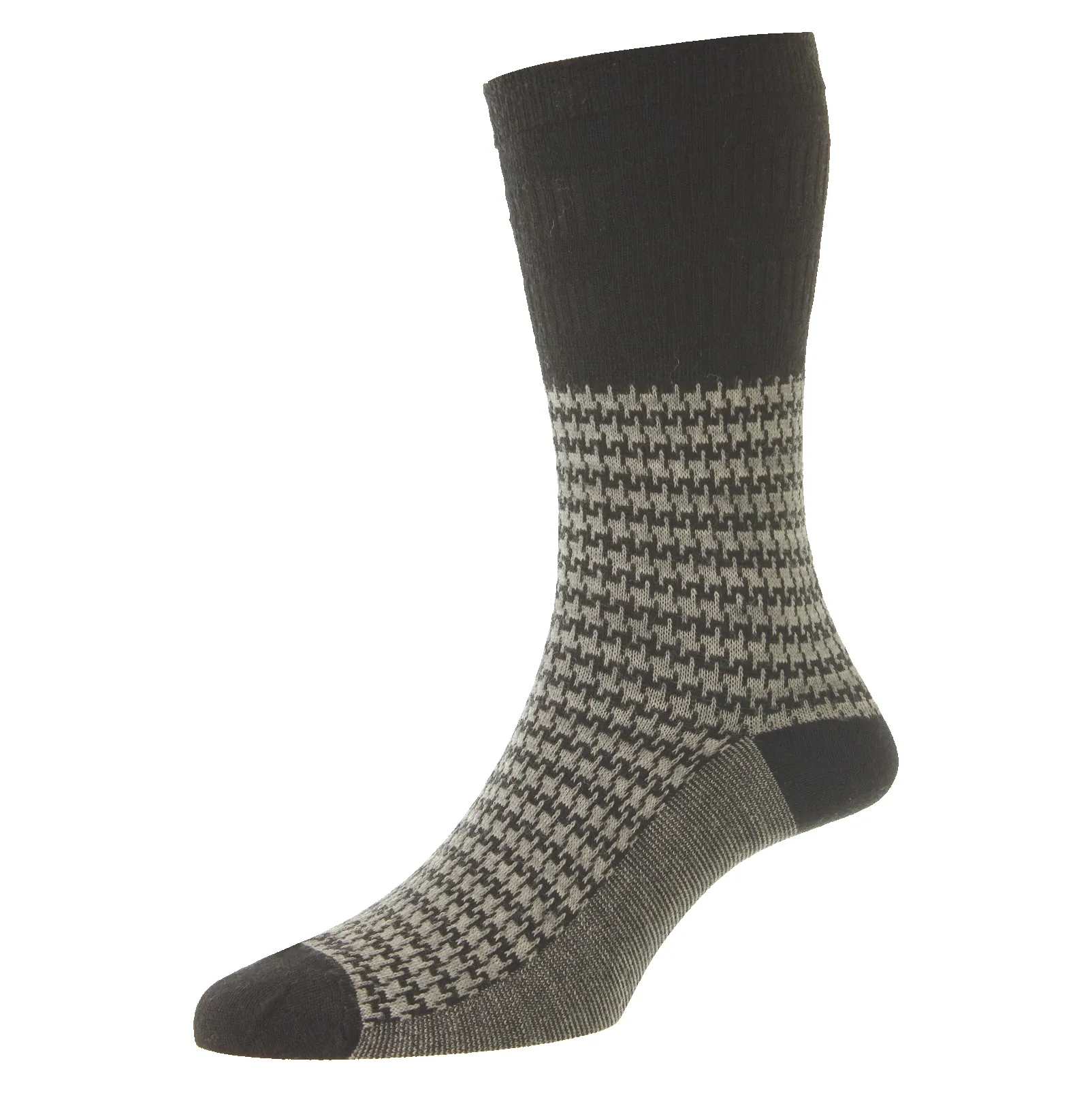 HJ Hall HJ988 Houndstooth Wool Softop® Socks sold by Coes product image thumbnail 3