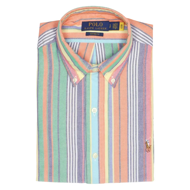 Polo Ralph Lauren Custom Fit Striped Oxford Shirt made by Polo by Ralph Lauren