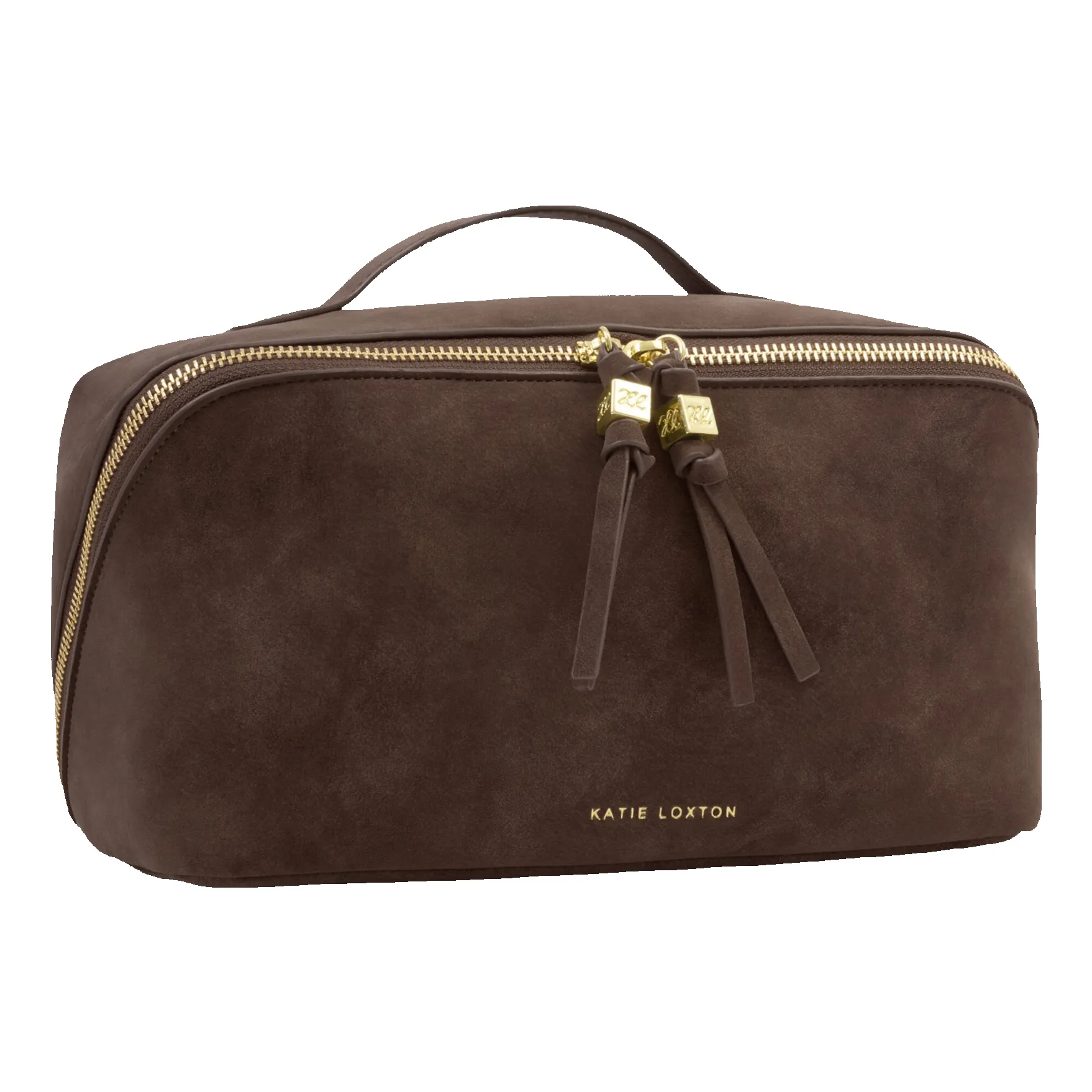 Katie Loxton Soho Large Suedette Makeup And Wash Bag sold by Coes