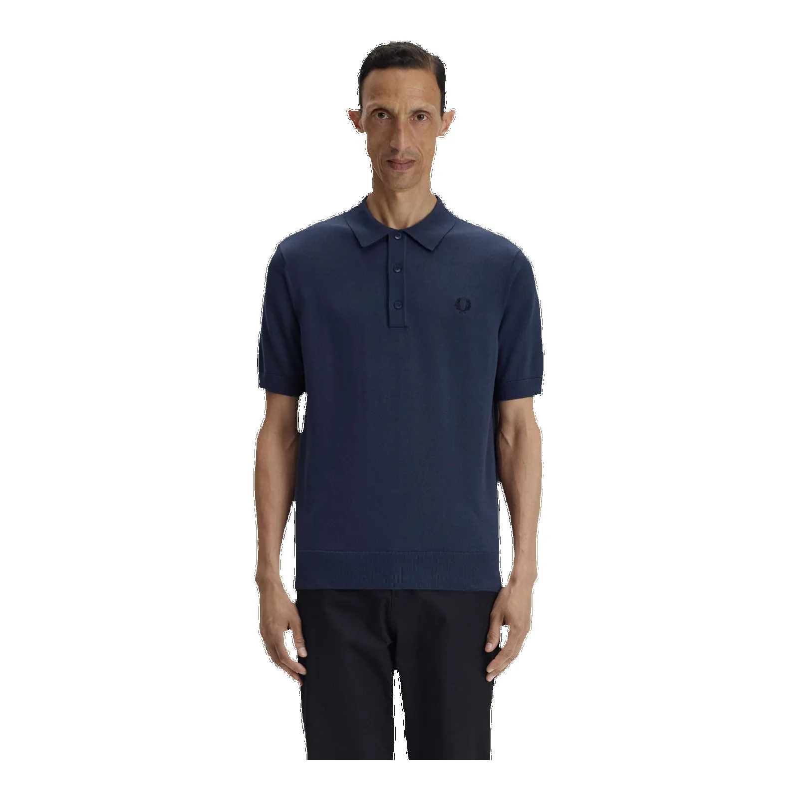 Fred Perry Cotton Knitted Polo Shirt sold by Coes product image thumbnail 2
