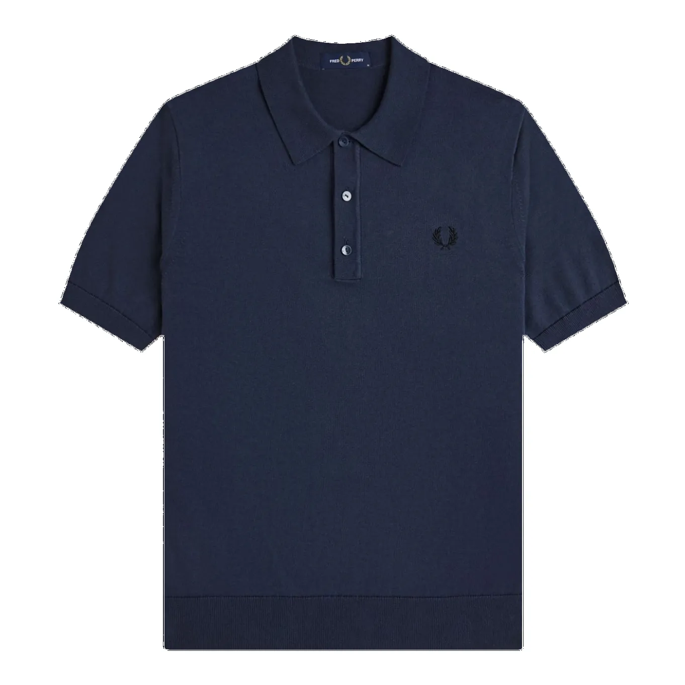Fred Perry Cotton Knitted Polo Shirt sold by Coes