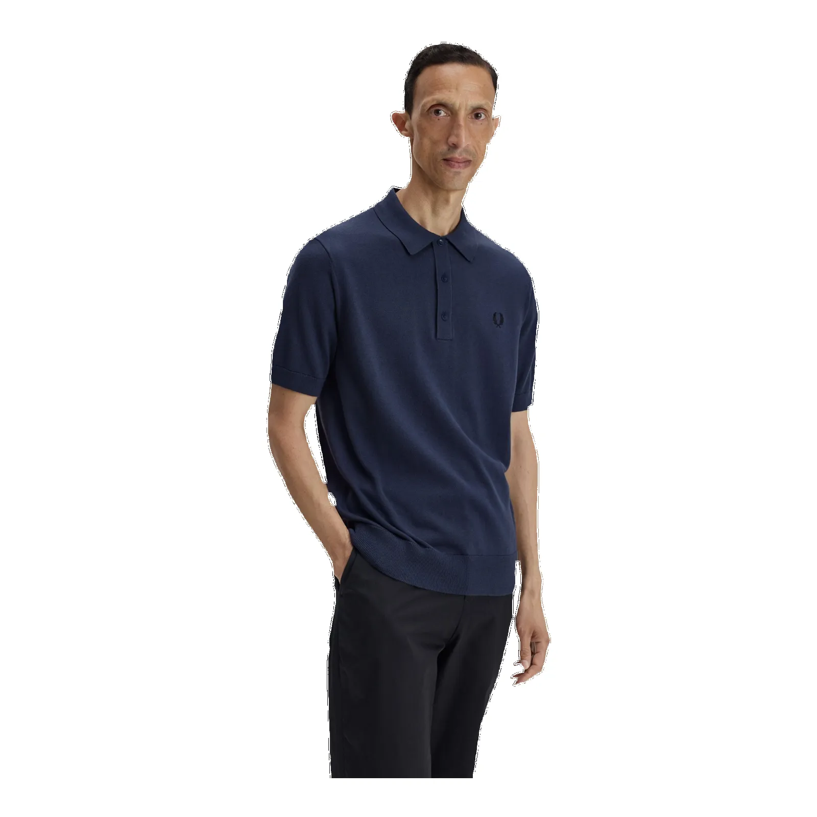 Fred Perry Cotton Knitted Polo Shirt sold by Coes product image thumbnail 4