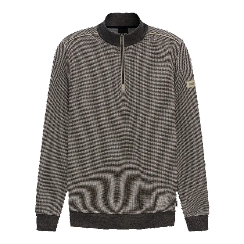 Bugatti 1/4 Zip Trim Sweatshirt sold by Coes