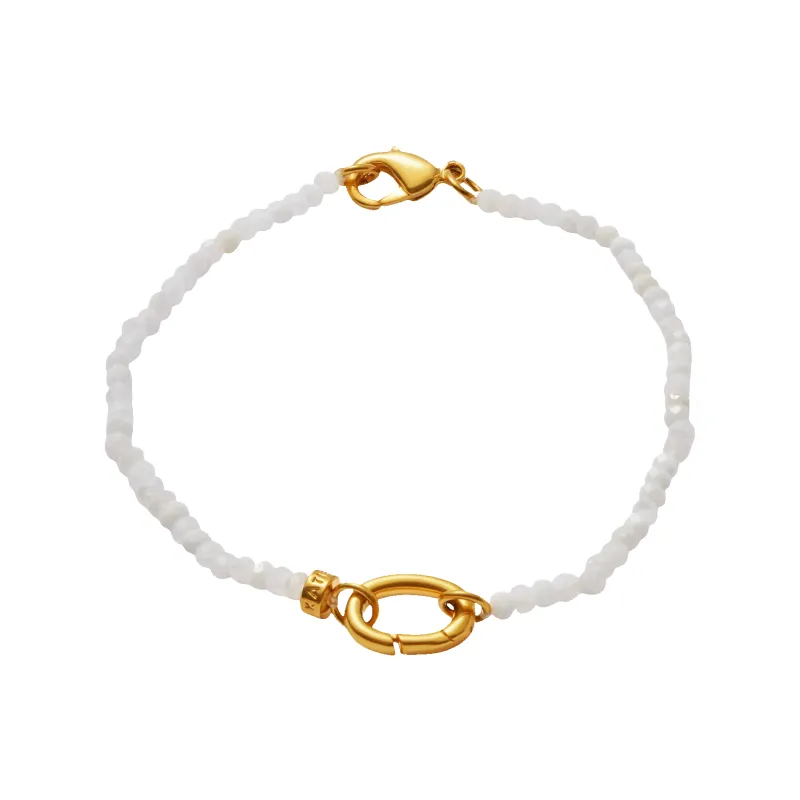 Katie Loxton Moonstone Waterproof Gold Bracelet made by Coes