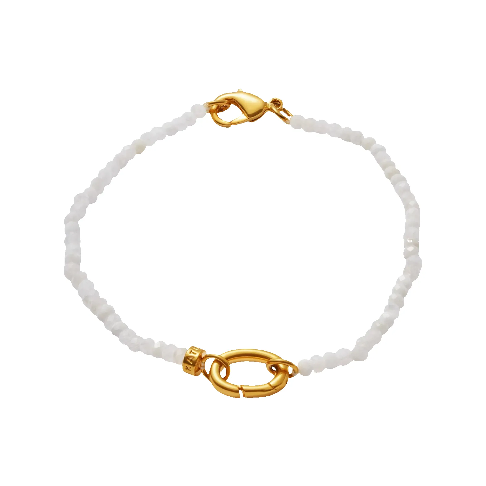 Katie Loxton Moonstone Waterproof Gold Bracelet sold by Coes