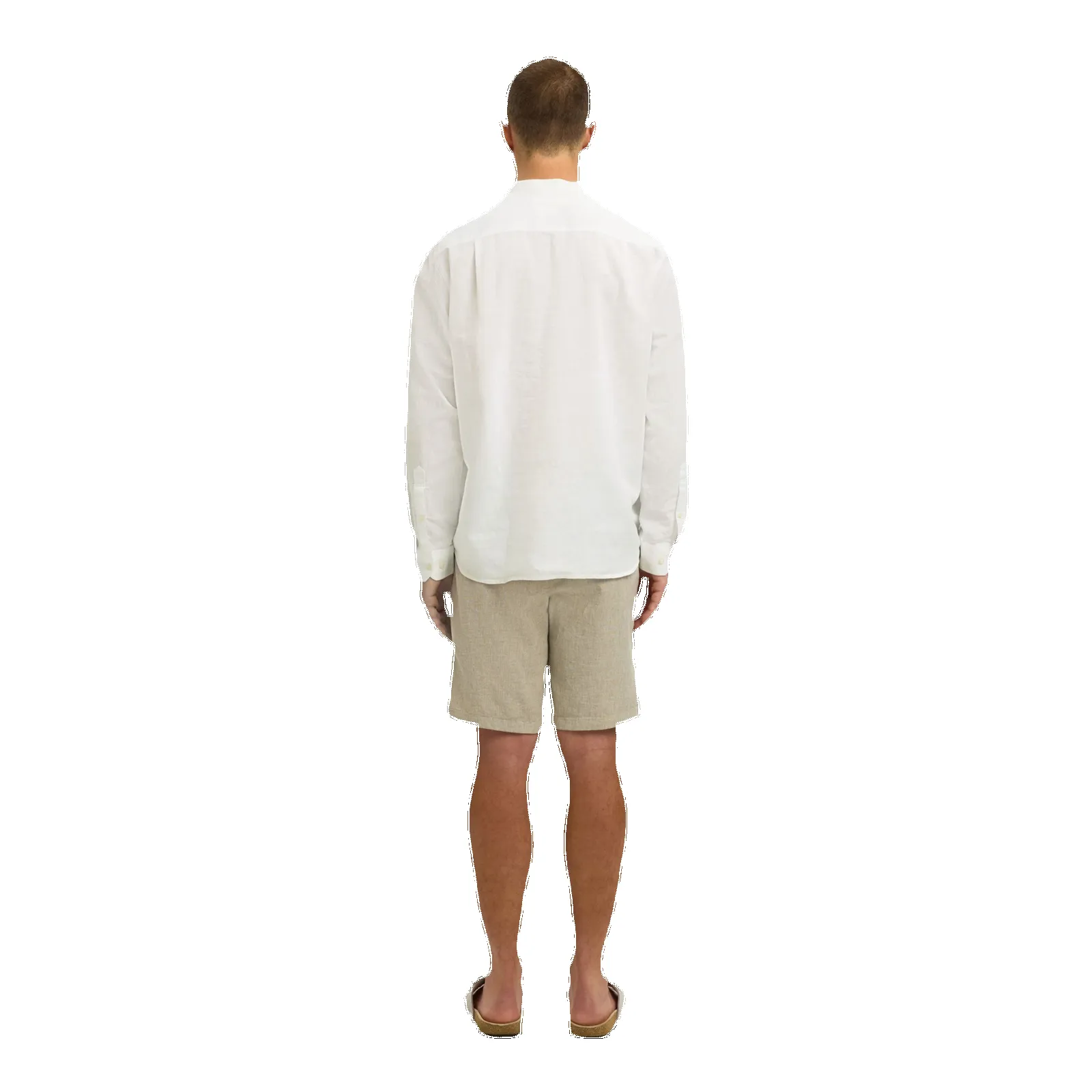 Selected Reg Clay Linen Blend Long Sleeve Shirt sold by Coes product image thumbnail 3