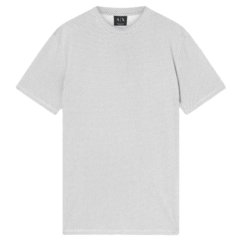 Armani Exchange All Over Ax Print T-shirt sold by Coes