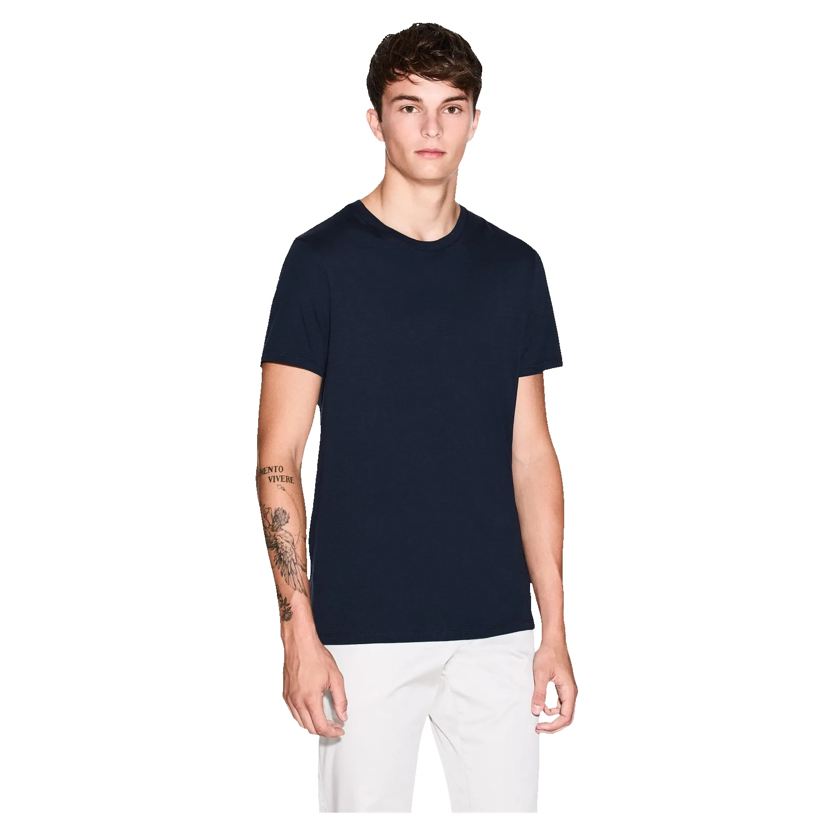 Armani Exchange Plain Crew Neck T-shirt sold by Coes product image thumbnail 4