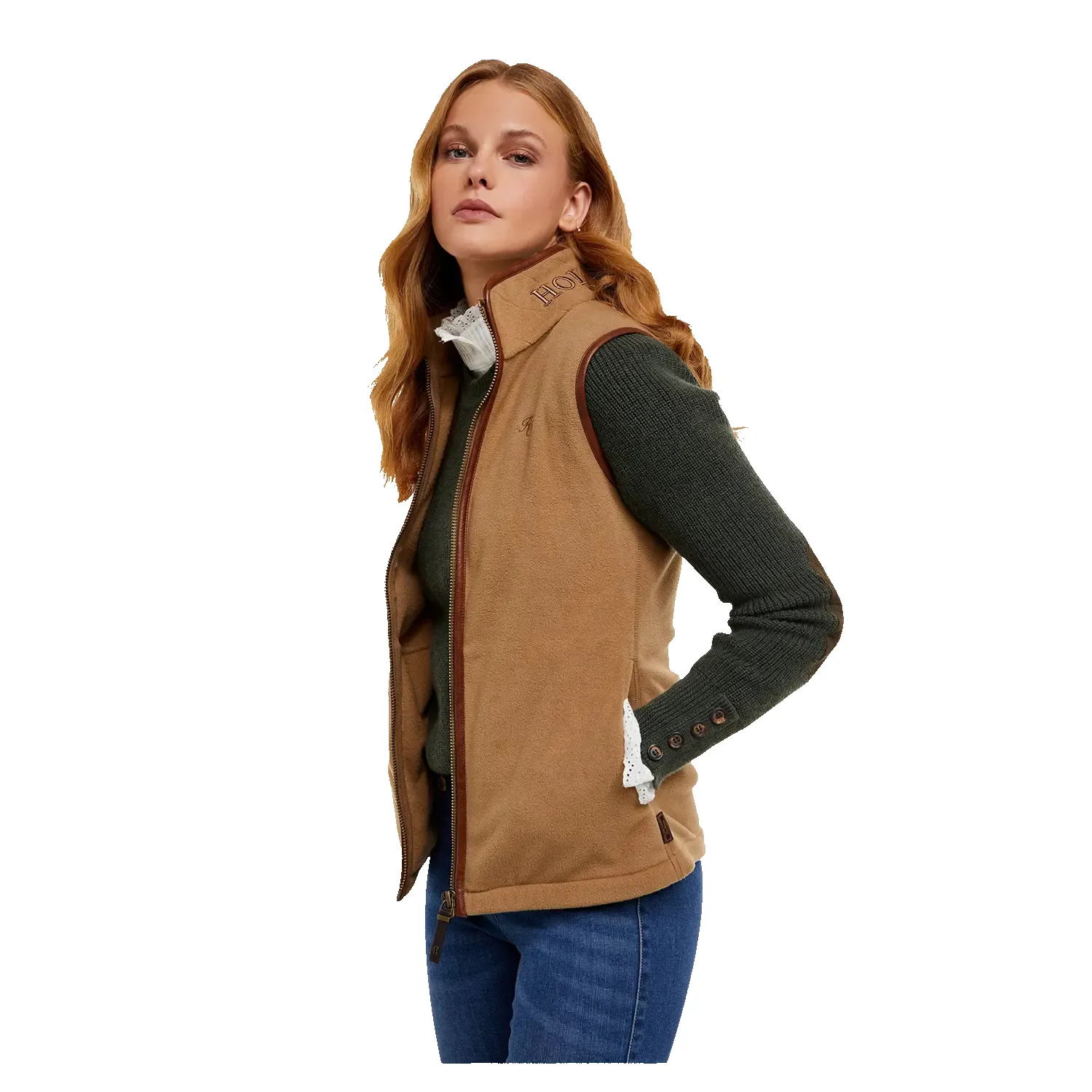 Holland Cooper Country Fleece Gilet sold by Coes product image thumbnail 2