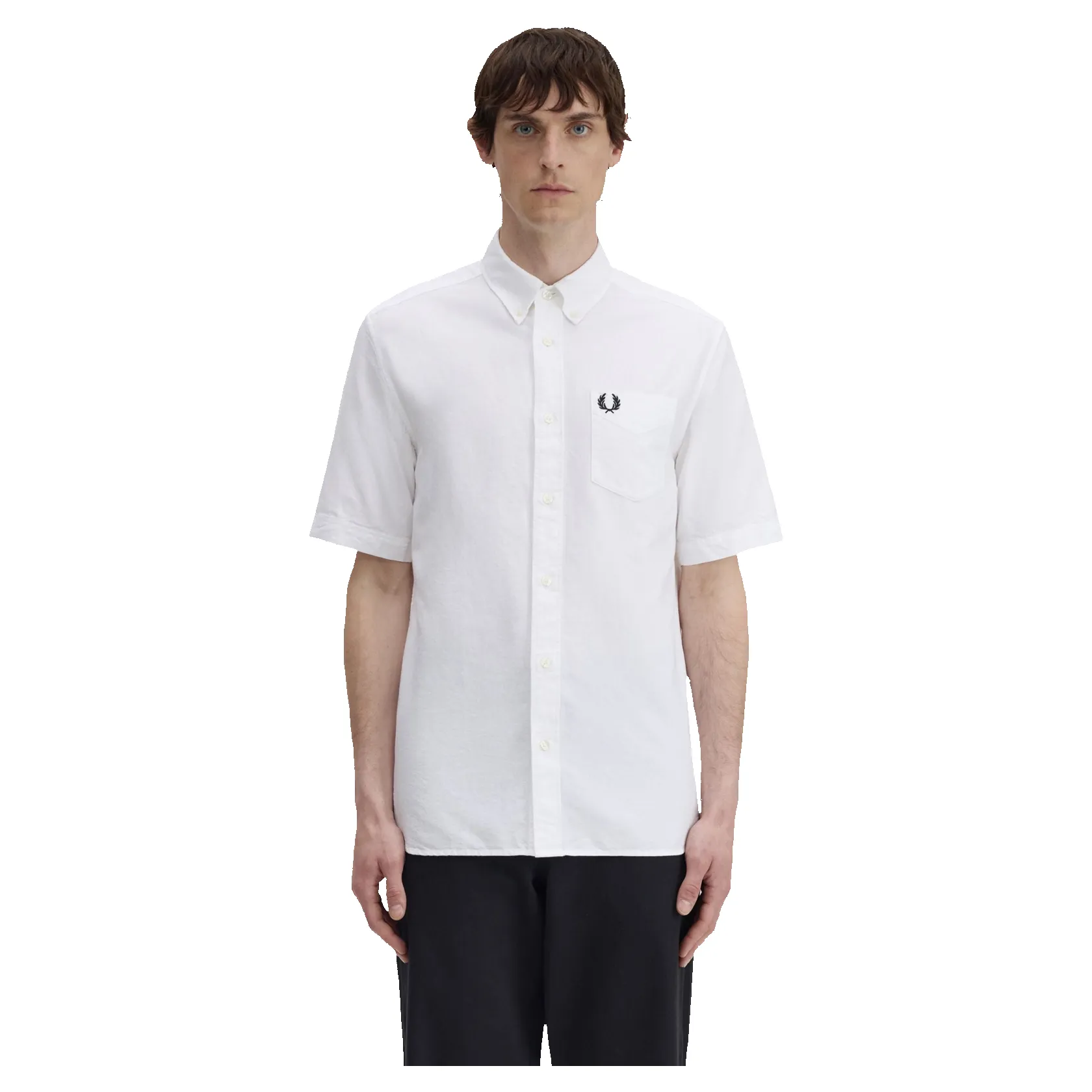 Fred Perry Short Sleeve Oxford Shirt sold by Coes product image thumbnail 4