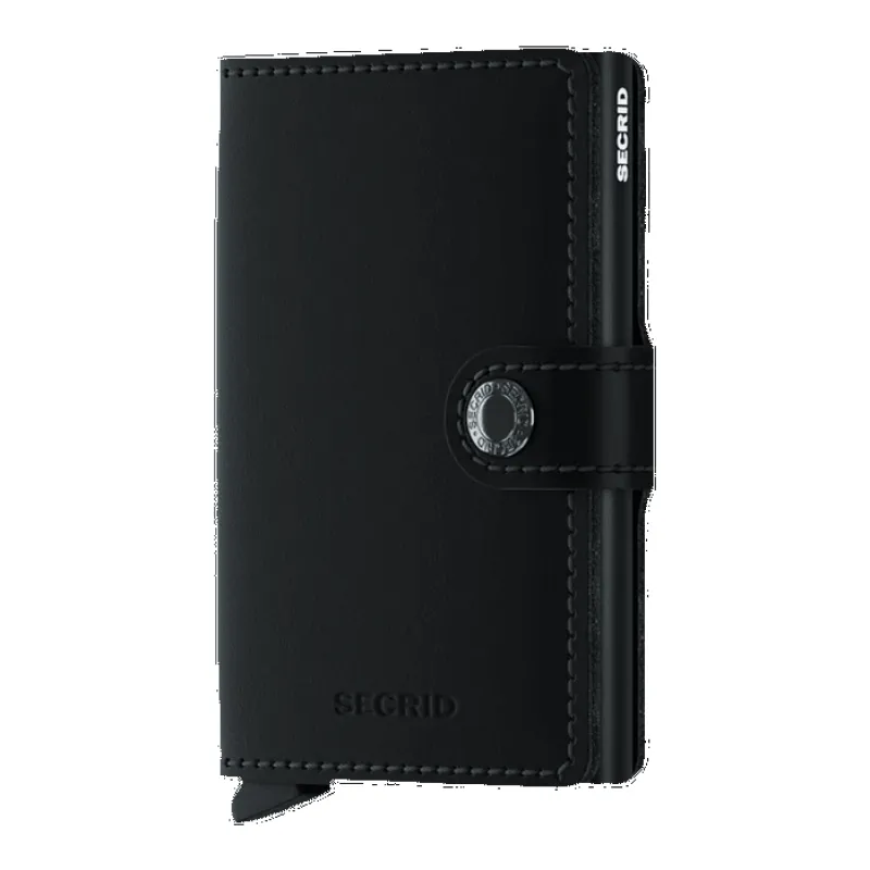 Secrid Matte Miniwallet in Black sold by Coes