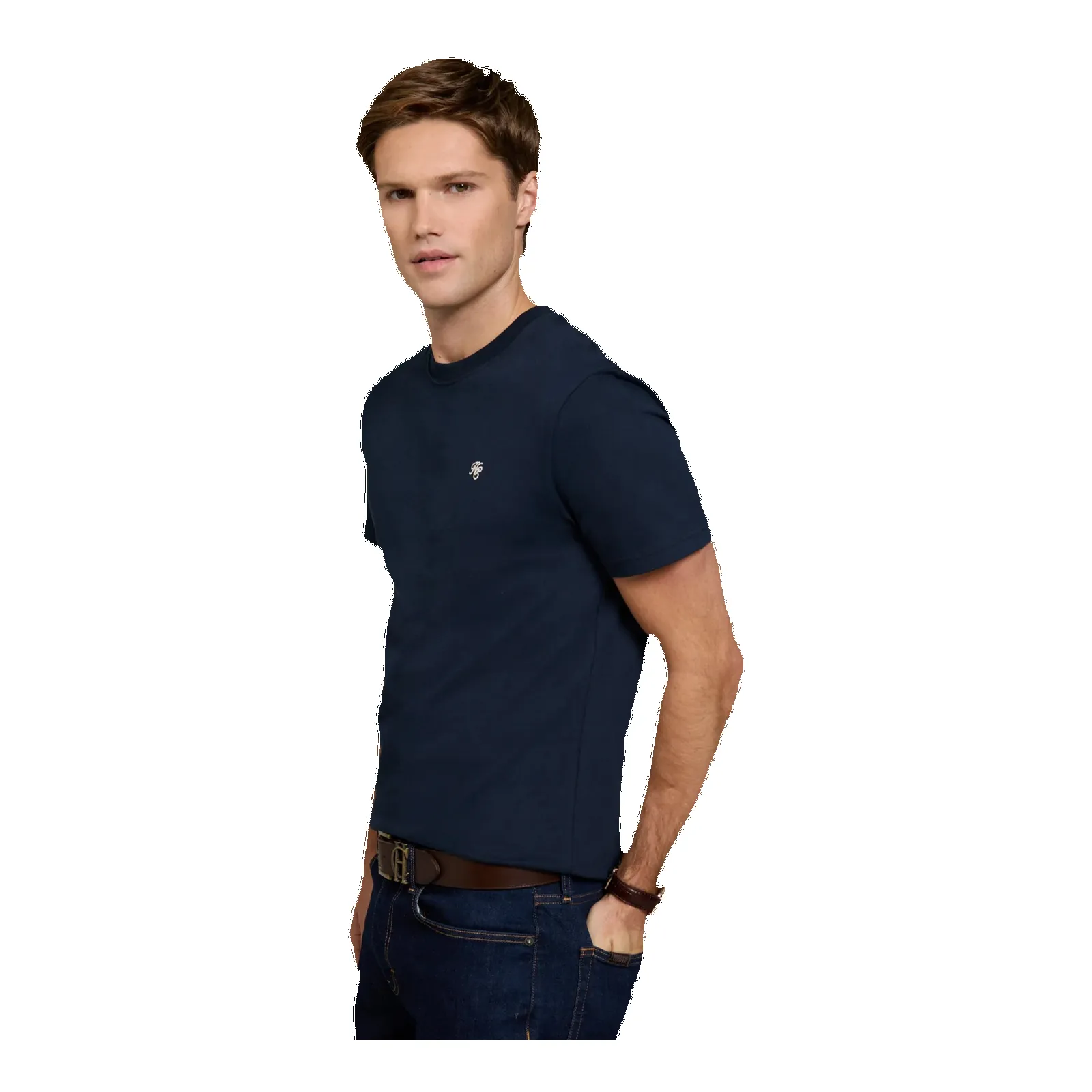 Holland Cooper Crew Neck T-shirt (men's) sold by Coes product image thumbnail 3