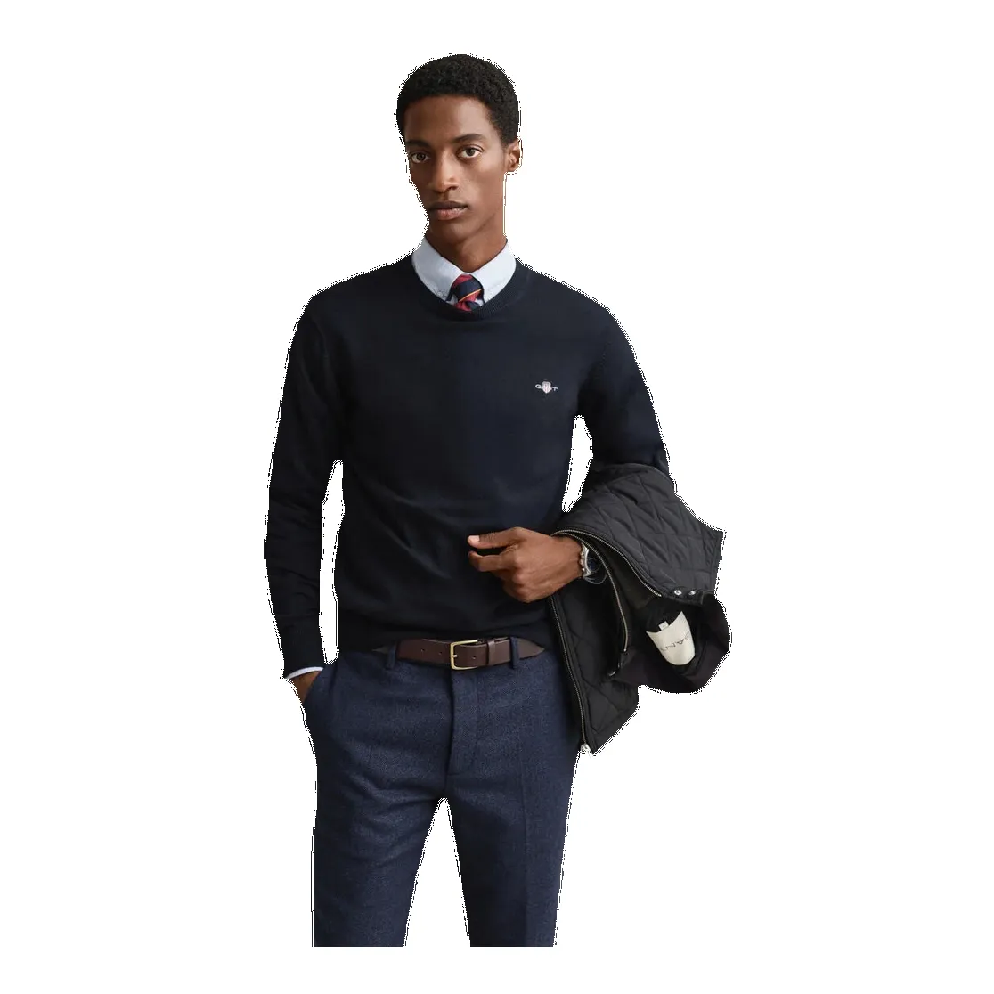 GANT Classic Cotton Crew Neck Pullover sold by Coes product image thumbnail 2
