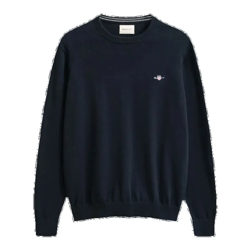 GANT Classic Cotton Crew Neck Pullover made by Gant