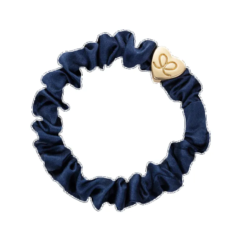 byEloise Gold Heart Silk Scrunchie made by Coes