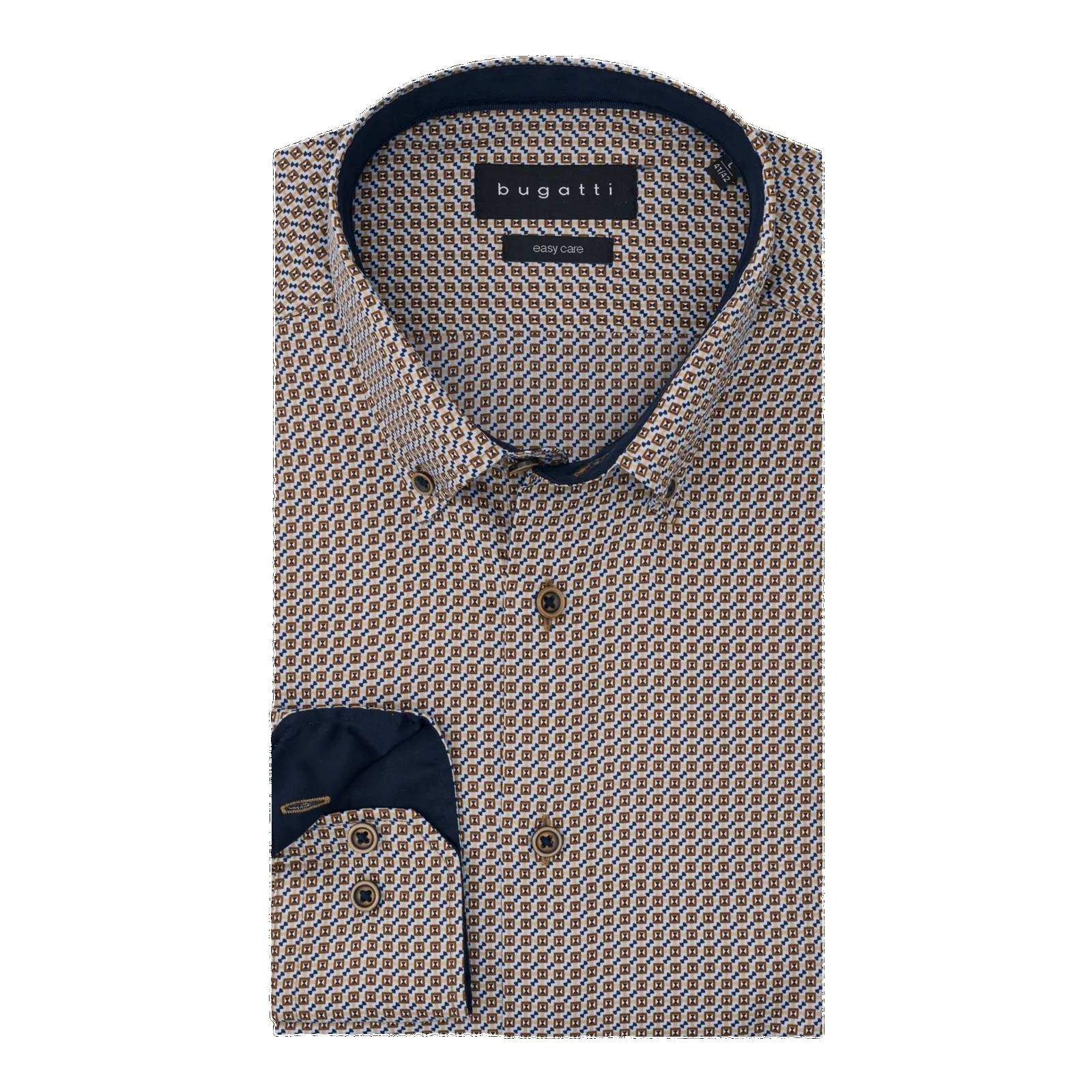 Bugatti Gio Print Long Sleeve Shirt sold by Coes