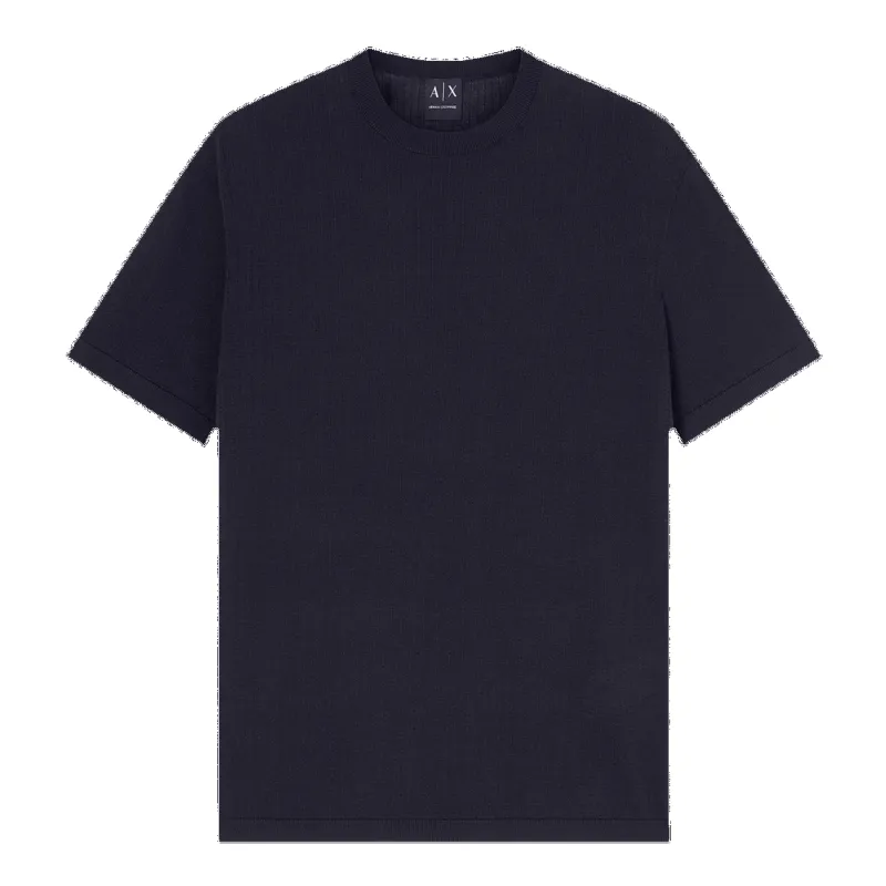 Armani Exchange Short Sleeve Knitted T-shirt made by Armani Exchange