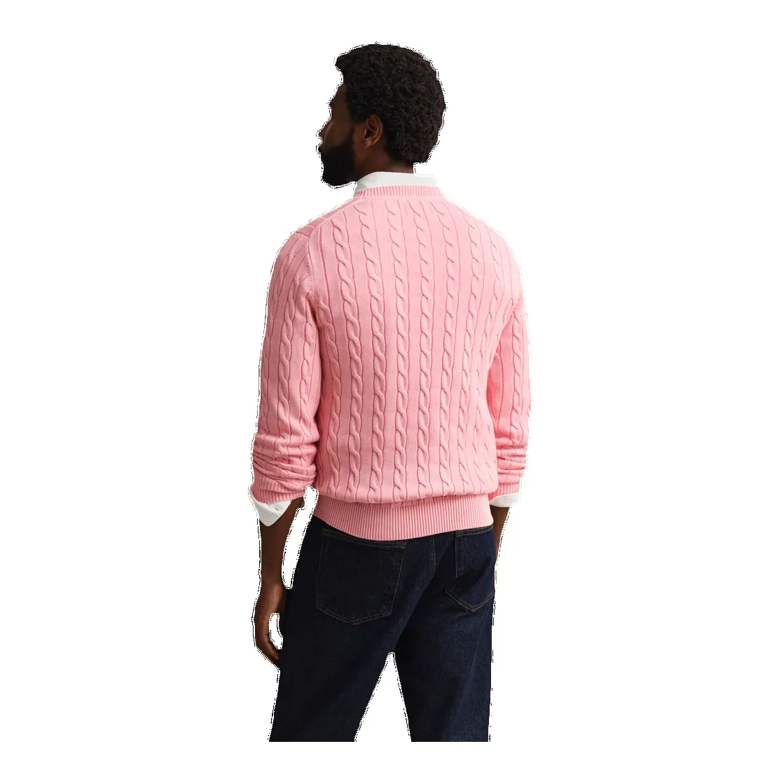 GANT Cotton Cable Crew Neck sold by Coes product image thumbnail 3