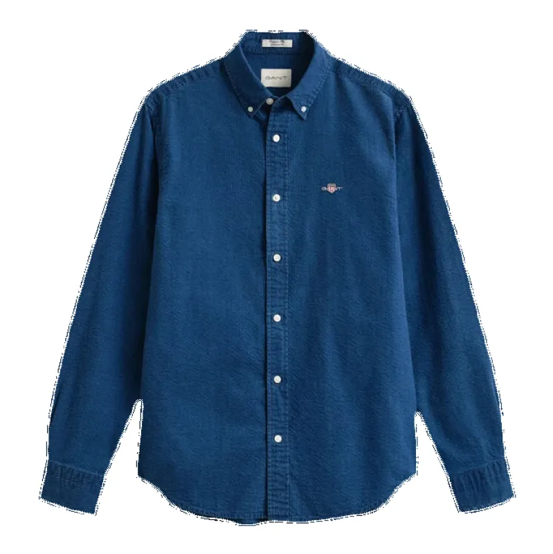 GANT Long Sleeve Seersucker Shirt sold by Coes