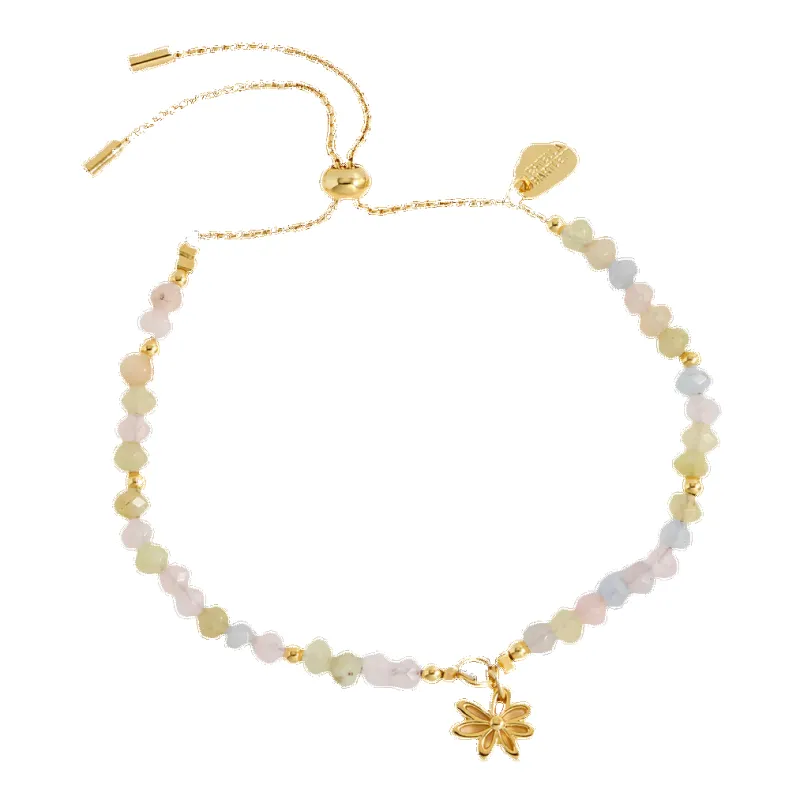 Estella Bartlett Faceted Mini Doodle Flower Bracelet sold by Coes