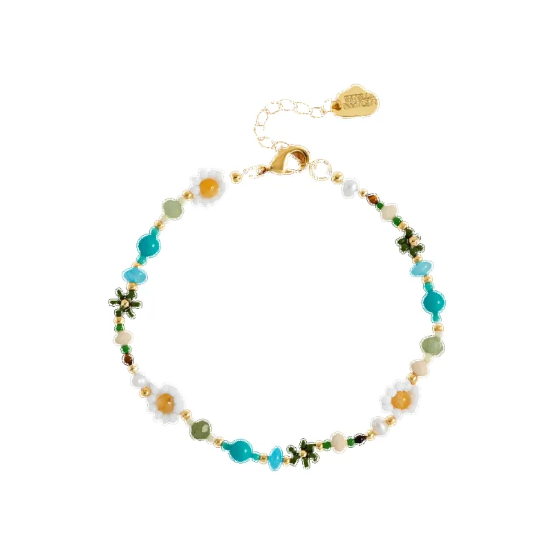 Estella Bartlett Flower Miyuki Bead Bracelet sold by Coes