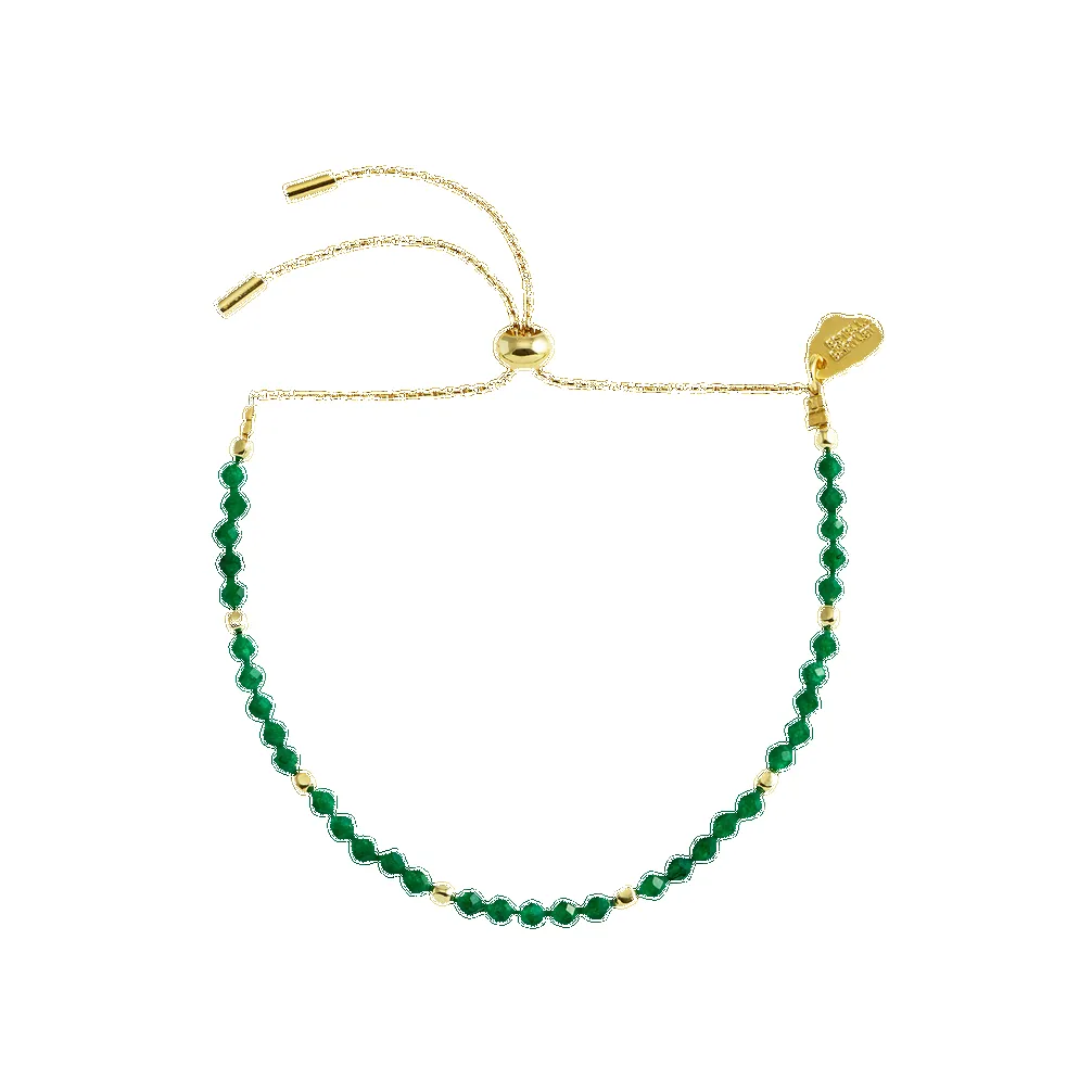 Estella Bartlett Faceted Green Agate Amelia Bracelet sold by Coes