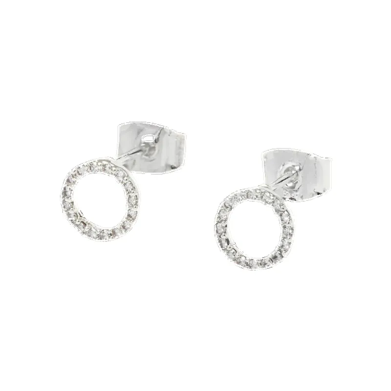Estella Bartlett Cz Circle Earrings sold by Coes