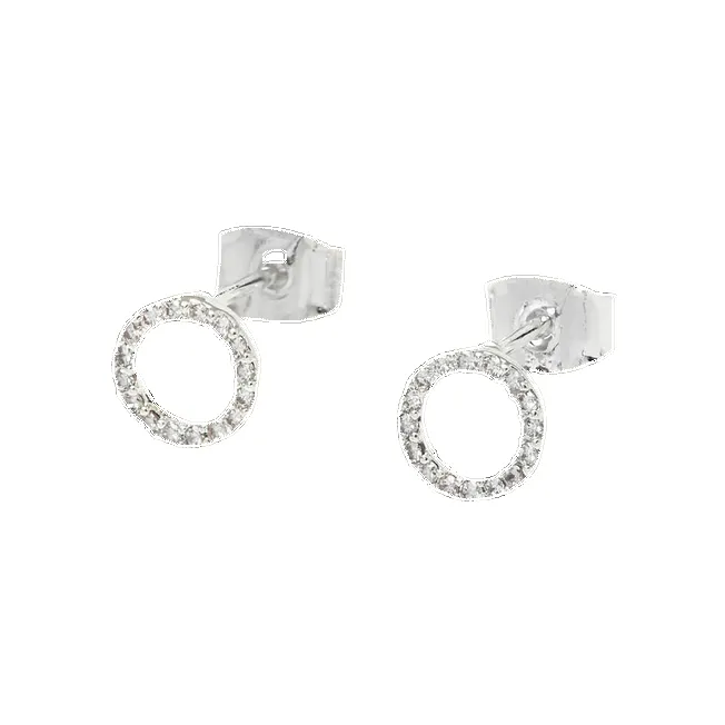 Estella Bartlett Cz Circle Earrings sold by Coes