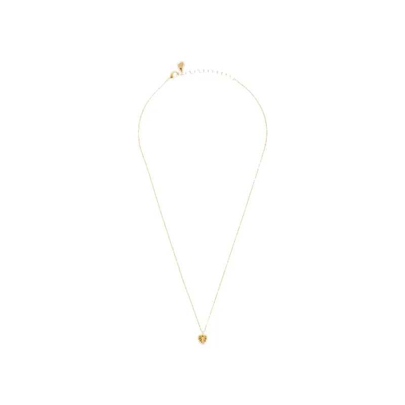 Estella Bartlett Monstera Leaf Necklace sold by Coes