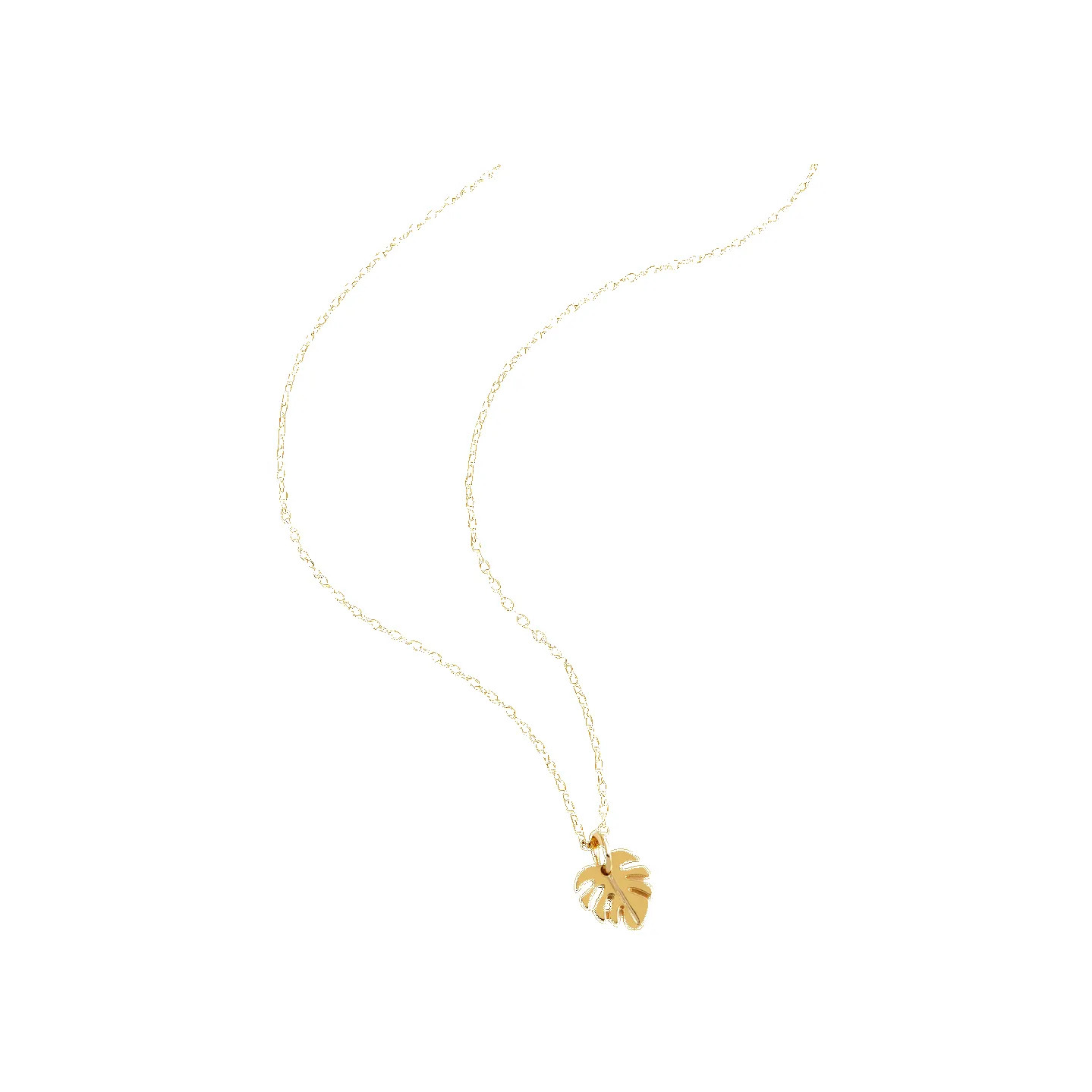 Estella Bartlett Monstera Leaf Necklace sold by Coes product image thumbnail 3