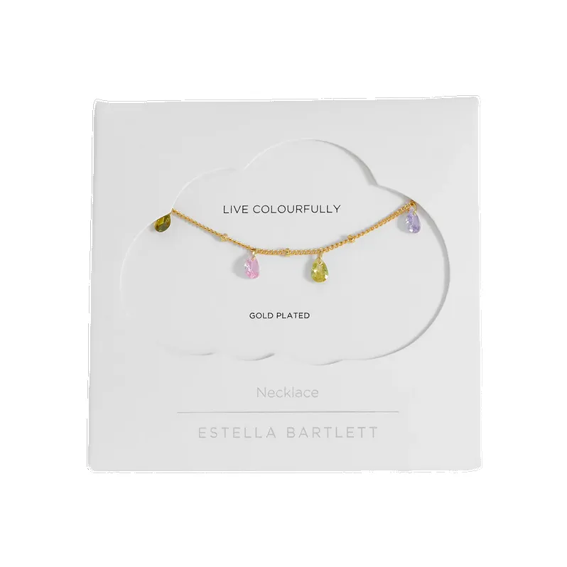 Estella Bartlett Multi Cz Pear Drop Necklace sold by Coes product image thumbnail 2