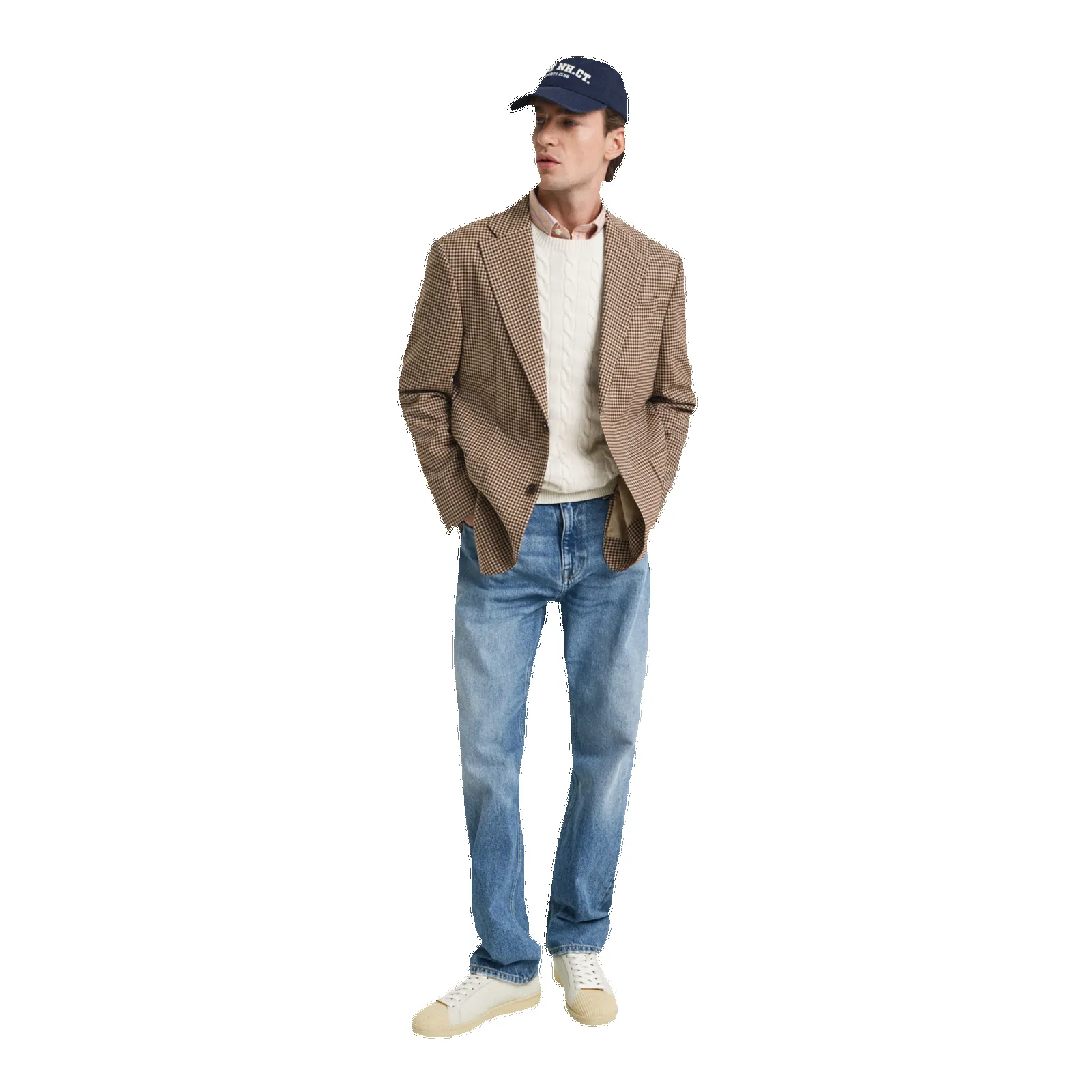 GANT Cotton Cable Knit Crew Neck sold by Coes product image thumbnail 5
