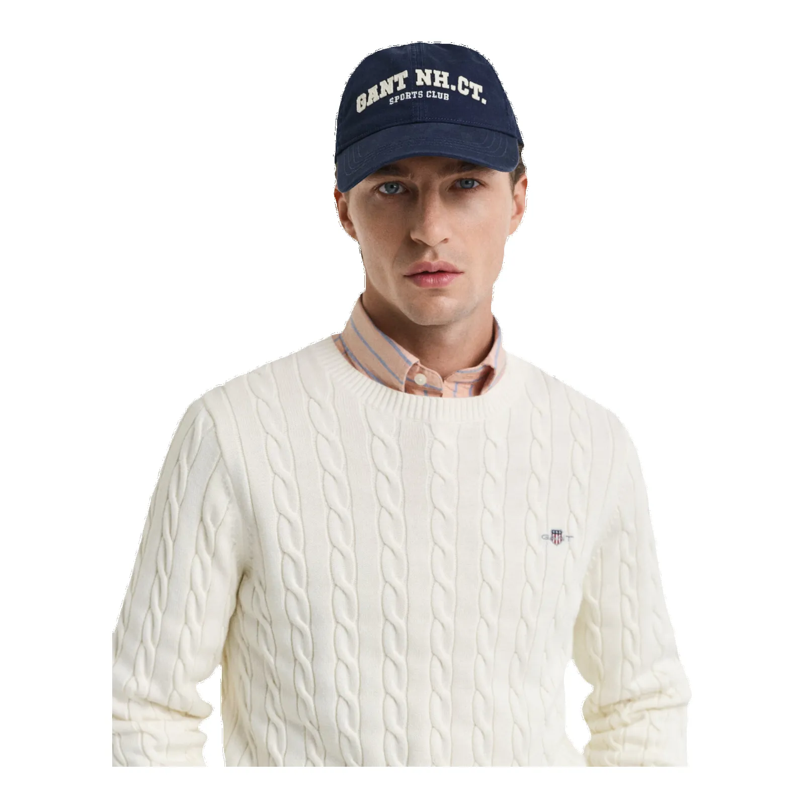 GANT Cotton Cable Knit Crew Neck sold by Coes product image thumbnail 4