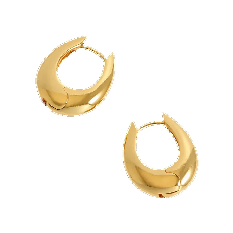 Estella Bartlett Oval Drop Hinge Hoop Earrings sold by Coes product image thumbnail 2