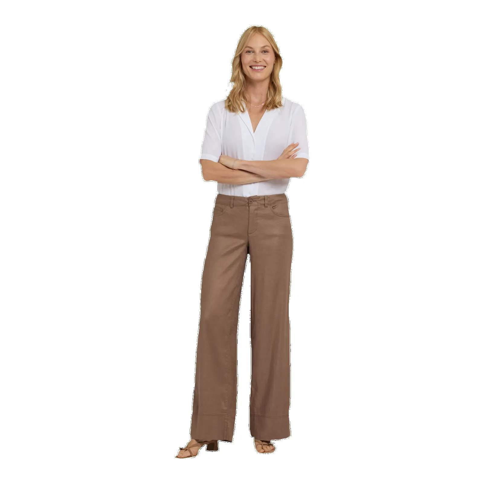 NYDJ 5 Pocket Wide Leg Trousers sold by Coes