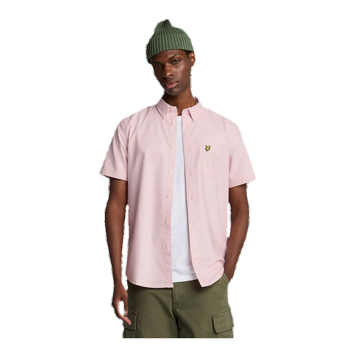 Lyle & Scott Short Sleeve Oxford Shirt sold by Coes