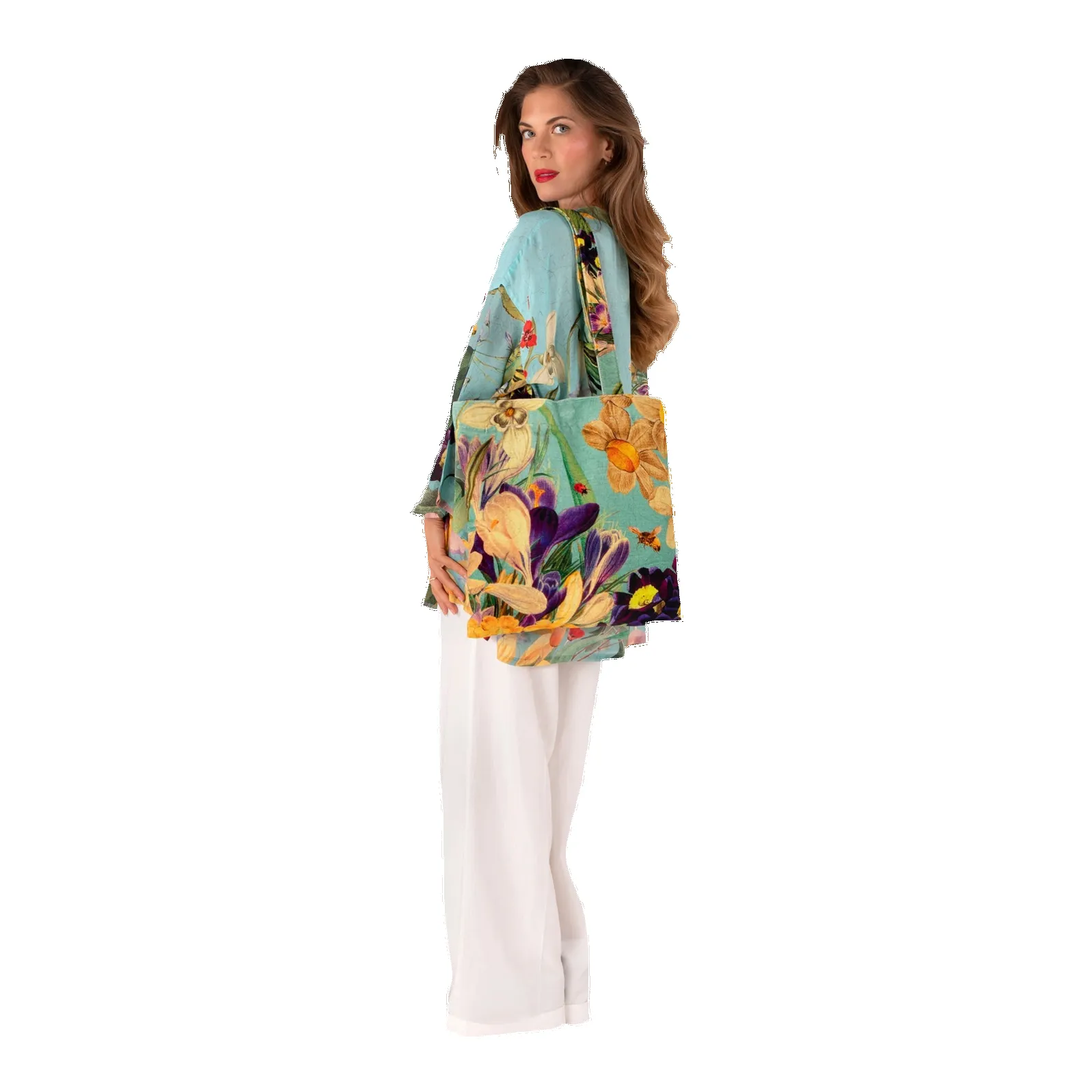 Powder Cotton Velvet Tote sold by Coes product image thumbnail 5