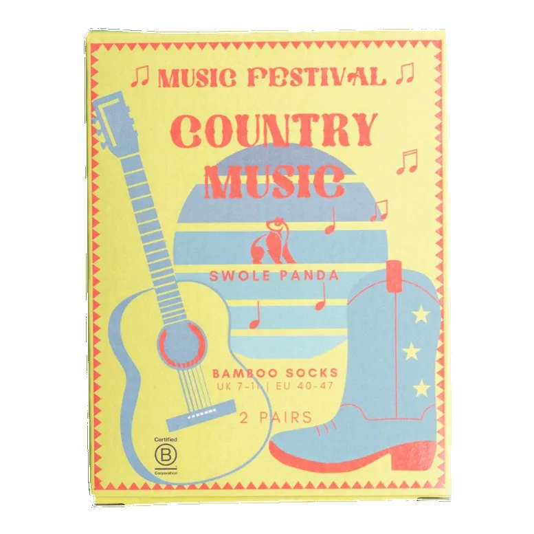 Swole Panda Two Pair Box Of Bamboo Socks sold by Coes