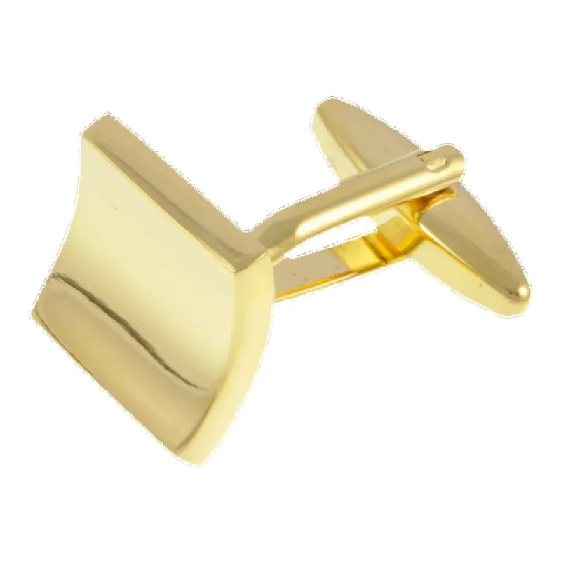 Roy Towler Square Concave Cufflinks made by Coes