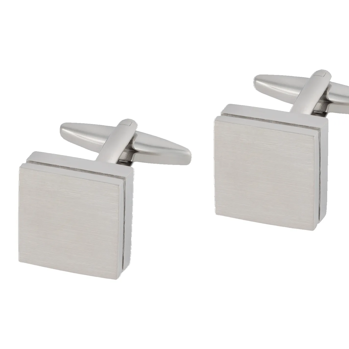 Roy Towler Brushed Square Cufflinks sold by Coes