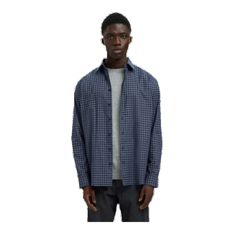 Selected Regular Leo Heather Long Sleeve Shirt sold by Coes product image thumbnail 3