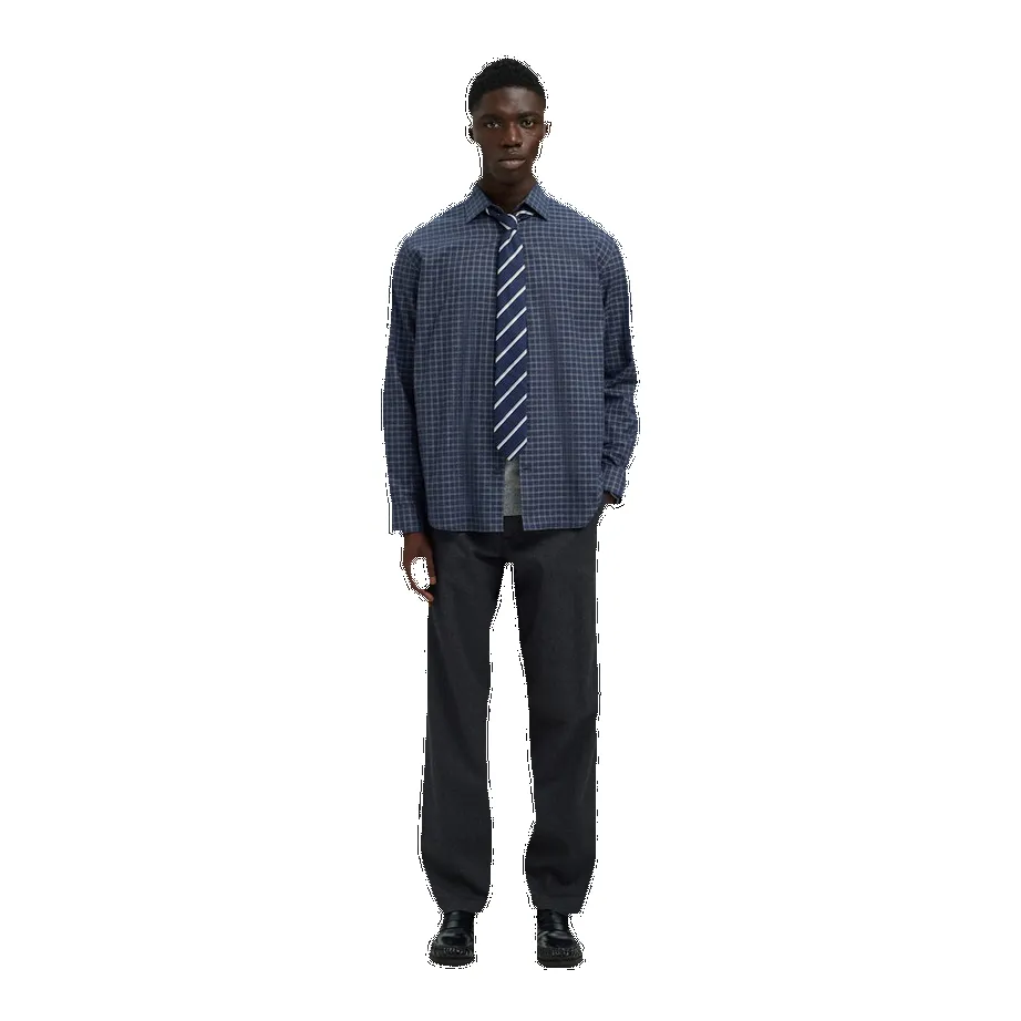 Selected Regular Leo Heather Long Sleeve Shirt sold by Coes