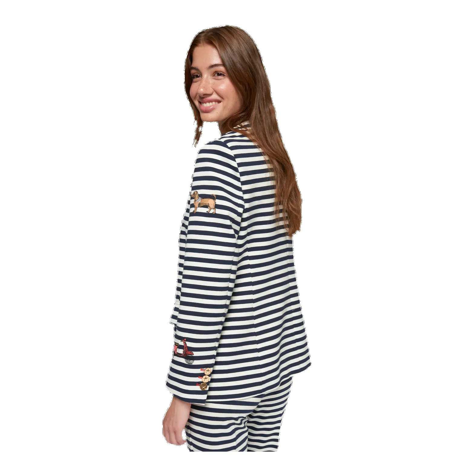 Vilagallo Striped Blazer sold by Coes product image thumbnail 4